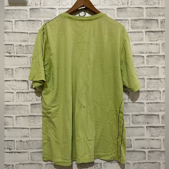 Men’s Gramicci lime green short sleeve Shirt, 100% cotton Size XL - Picture 2 of 3